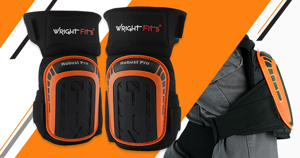 WrightFits Robust Pro Gel Knee Pads For Work