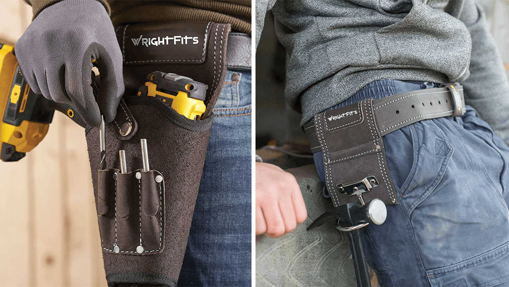 Top Quality Leather Drill Holster and Hammer