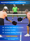 Pickleball Paddle Set of 2 – Lightweight Fiberglass Rackets with Balls & Carry Bag